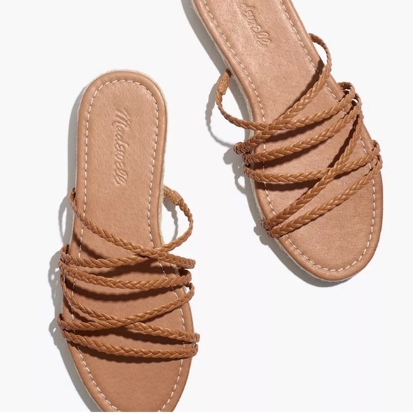 Madewell Kathryn Espardrilles Tan Sandals Size 9.5 - Picture 4 of 5